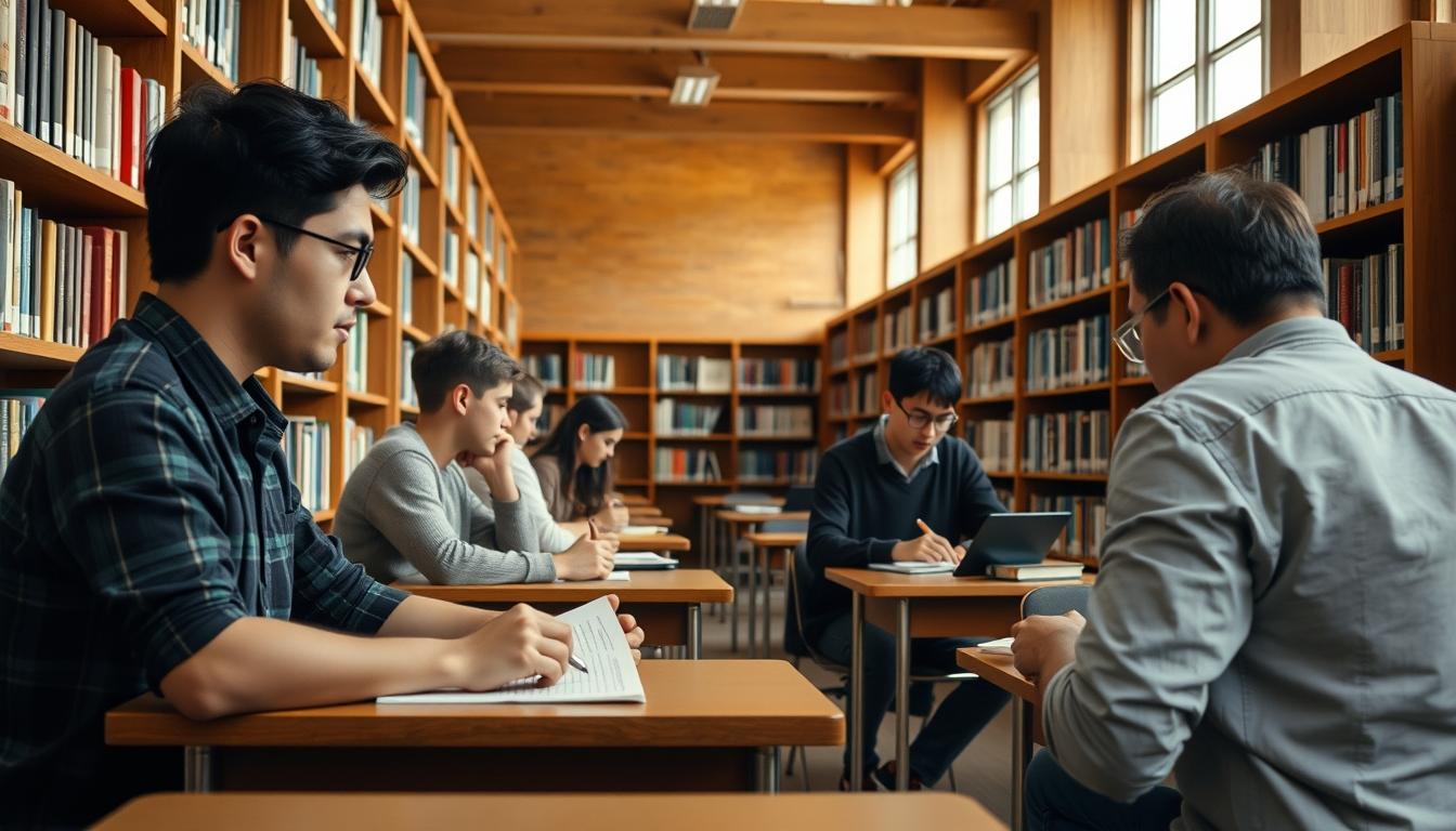 Digital learning platform with online study materials